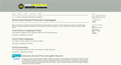 Desktop Screenshot of jurnal.untan.ac.id